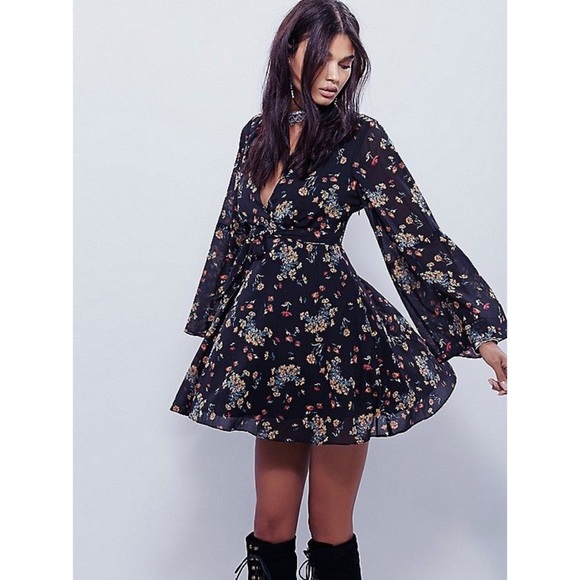 Free People Lilou Printed Mini Dress - Picture 2 of 9